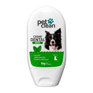 Creme Dental Para Cães e Gatos Menta Pet Clean 90g